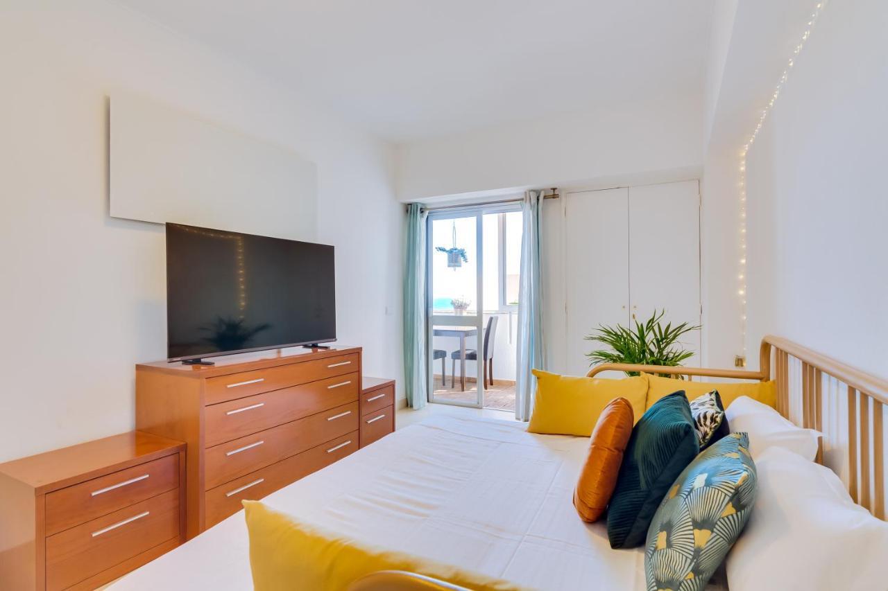 Al - Apartamento Wave 7 Quarteira Exteriör bild
